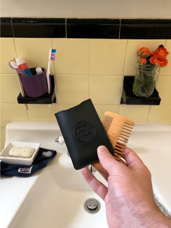 We Liked that They Included this Storage Sleeve With the Viking Revolution Beard Comb