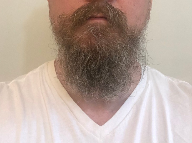 Long Beard Before Beard Balm
