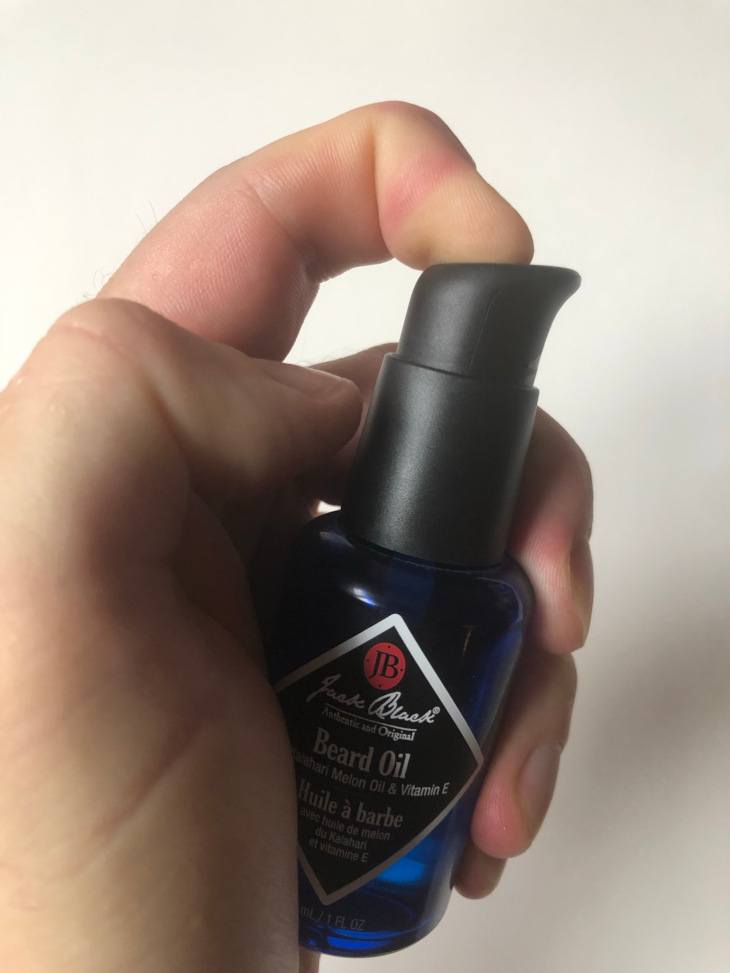 We Loved that Jack Black Beard oil's Bottle Was Secure