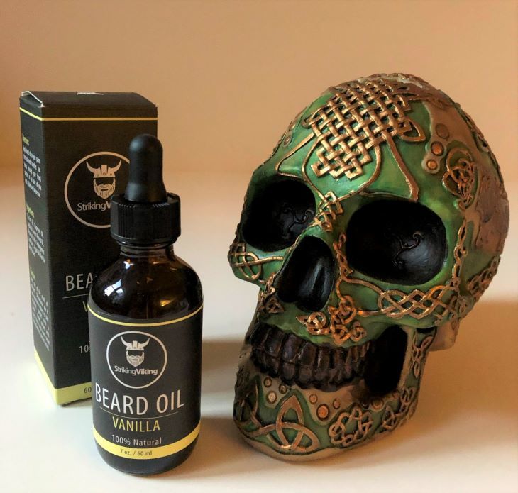 Best Vanilla Scent Beard Oil - Striking Viking