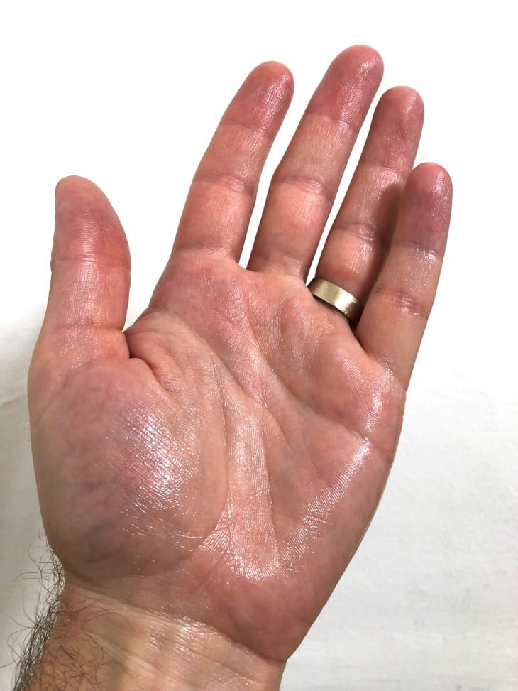 Working Beard Balm With Your Hands