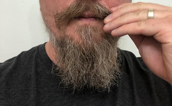 Applying Beard Butter