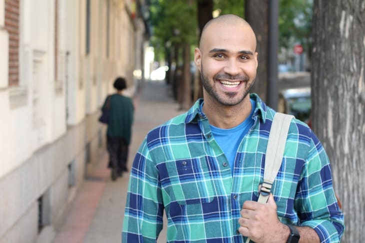 Handsome Fully Bald Man
