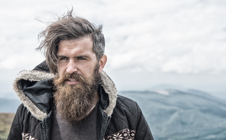 Wild Ducktail Beard