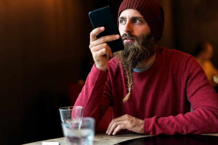 Long Braided Beard