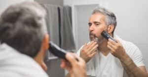 Using a Vacuum Beard Trimmer