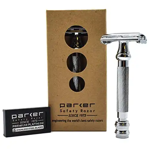 Parker Safety Razor, 99R Chrome Long Handle