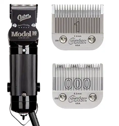 Oster Model 10 Classic Professional Barber Salon Pro Hair Grooming Clipper With blades Size 000 And 1.