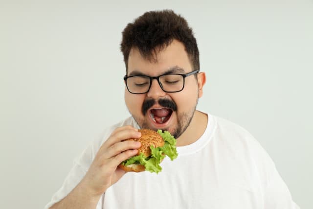 Mustache and Food